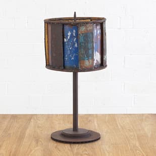 Phillips Collection Настольная лампа Philips Collection Oil Drum Round Table Lamp — фото 3