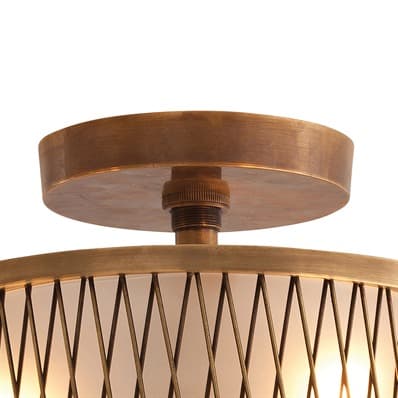 Потолочный светильник Arteriors home Optic Large Flush Mount Fixture — фото 3