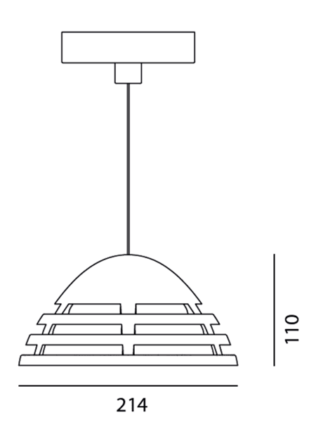 Подвесной светильник Artemide Architectural Incipit 214 Suspension — фото 2