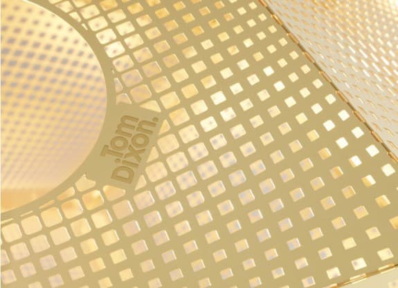 Подвесной светильник Tom Dixon Etch Shade 50cm Brass — фото 2