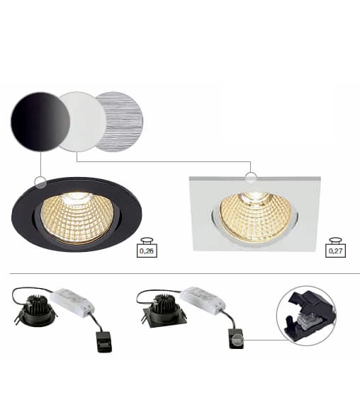 SLV NEW TRIA 68 recessed fitting — фото 2