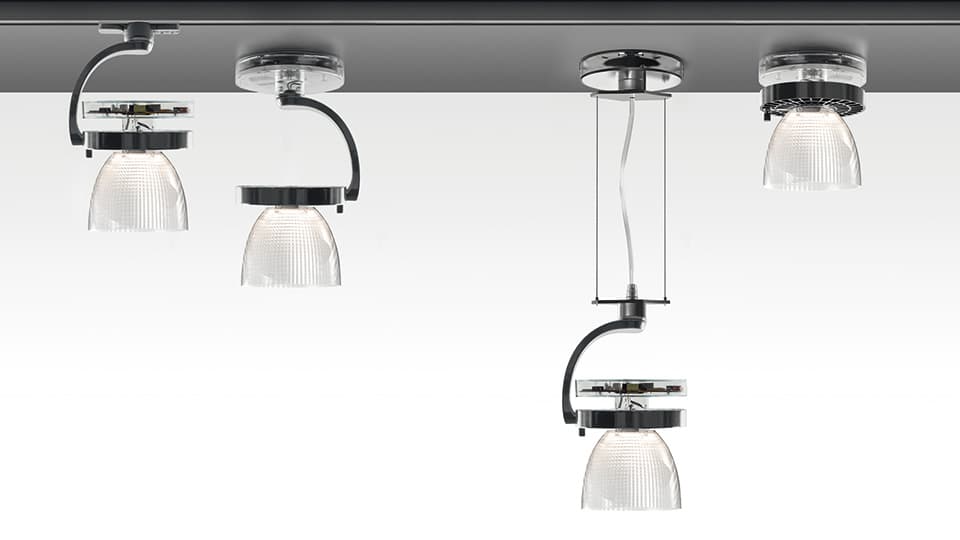 Трековый светодиодный светильник Artemide Architectural Cata Track Stable White + Wide Optic — фото 2
