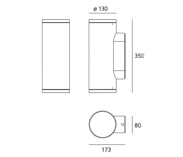 Настенный светильник Artemide outdoor Calumet 13 wall — фото 4