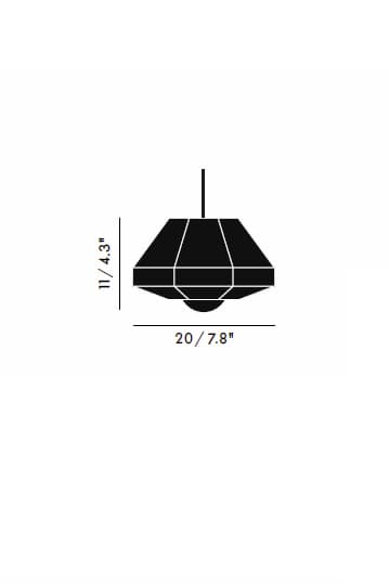 Подвесной светильник Tom Dixon Cell Short — фото 2