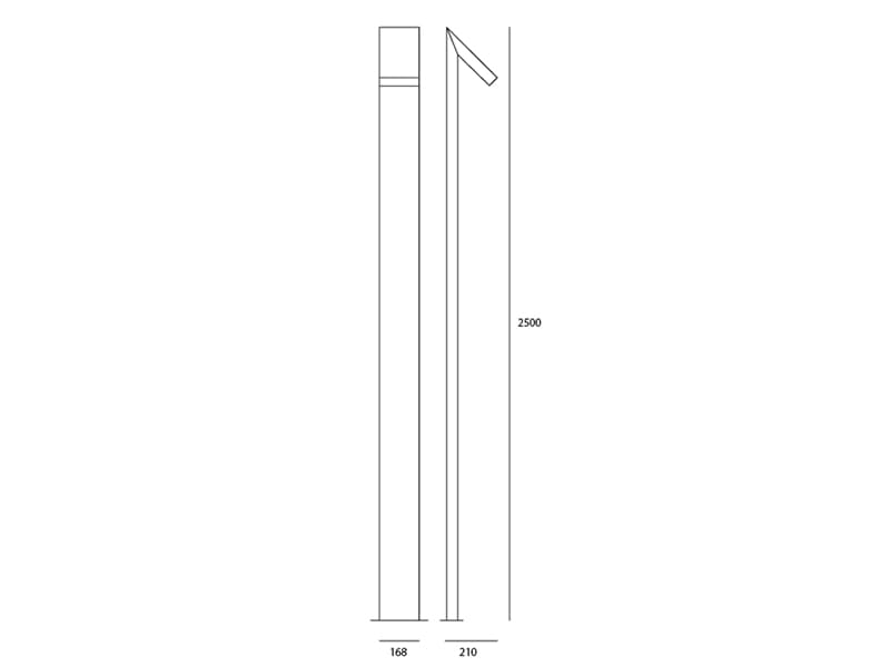 Осветительный столб Artemide outdoor Chilone palo 250 — фото 3