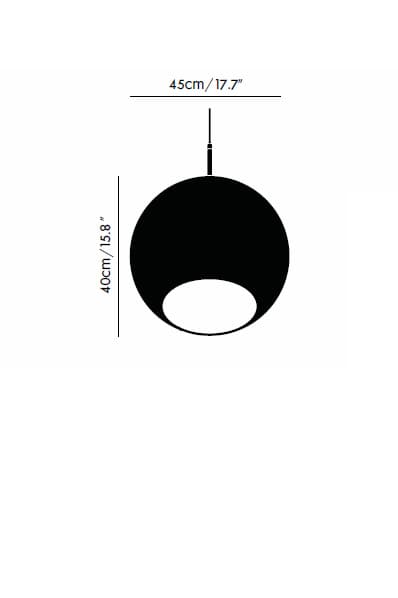 Подвесной светильник Tom Dixon Copper Pendant Round 45cm — фото 4