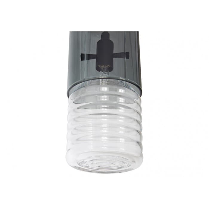 Подвесной светильник Tom Dixon Flask Pendant Smoke Long — фото 5