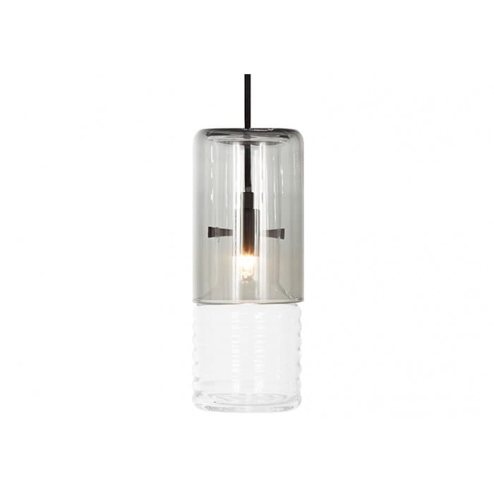 Подвесной светильник Tom Dixon Flask Pendant Smoke Long — фото 4