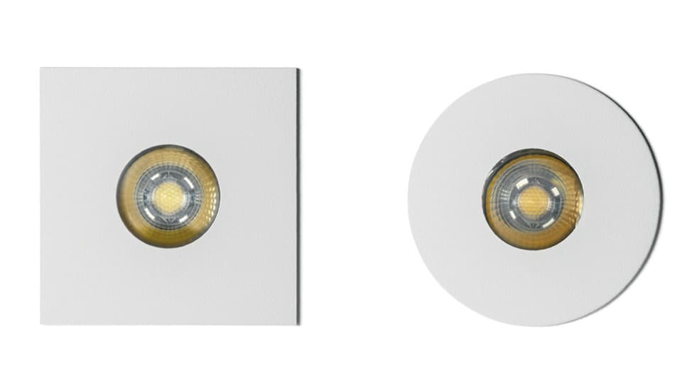 Встраиваемый в потолок светильник Artemide Architectural Rastaf 86 Adjustable Led square — фото 4