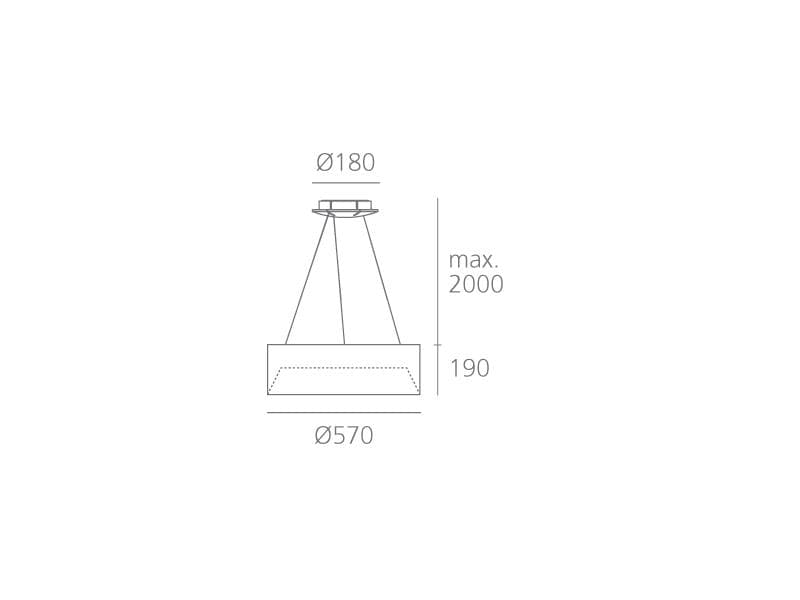 Подвесной светильник Artemide Architectural Tagora Suspension 570 — фото 5