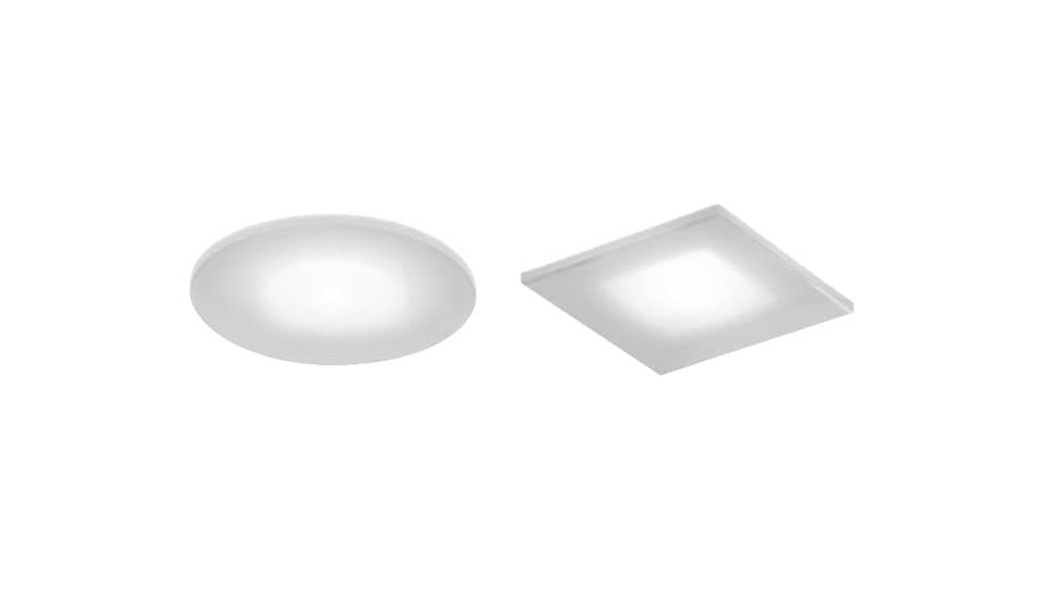 Встраиваемый в потолок светильник Artemide Architectural Zeno Up 2 Frosted Square — фото 5