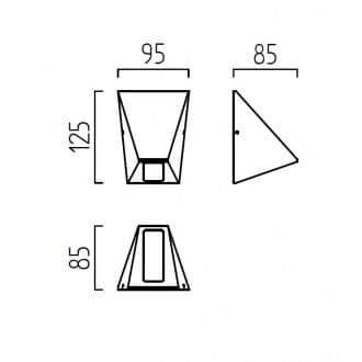 Настенный светильник Helestra TRIM A18515.98 — фото 2