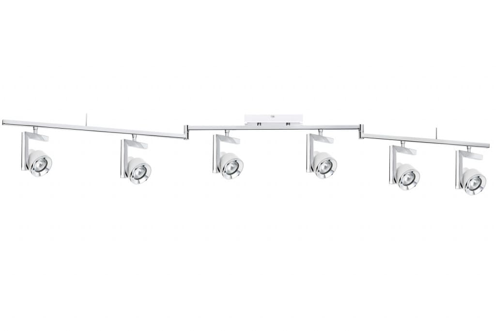 Потолочный светильник Paulmann Spotlight Turn 6x40W GU10 Sz/Chr 60236 — фото 2
