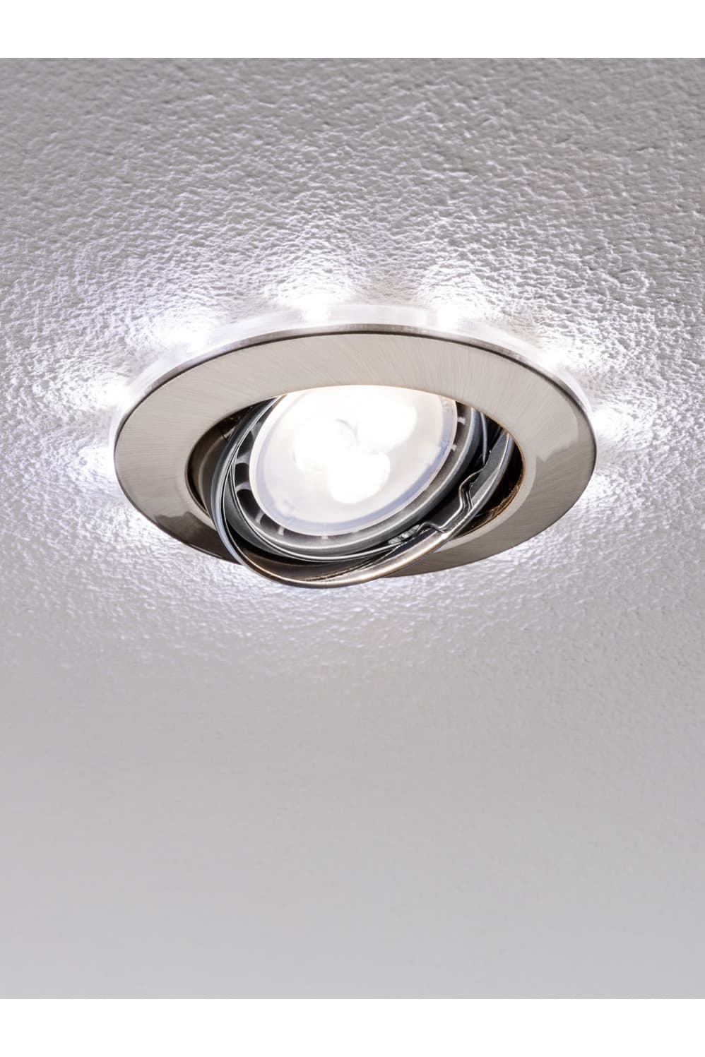 Встраиваемый в потолок светильник Paulmann STAR EBLSCHW M.LED RING SHINE 3X4,5W EIS 93801 — фото 5