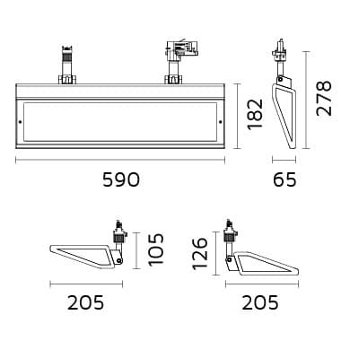 FormaLighting Трековый светильник Forma Lighting Galleria Adjustable — фото 2