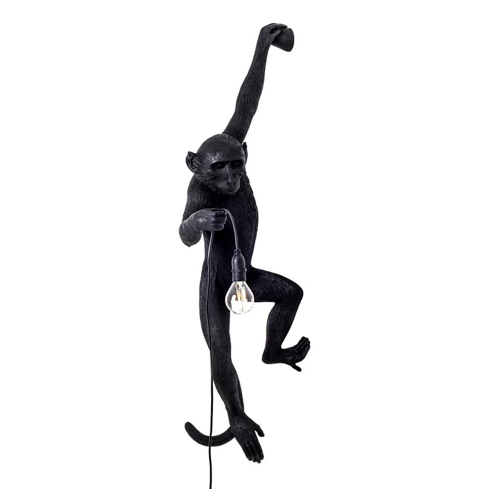 Настенный светильник Seletti The Monkey Lamp Black Hanging Version — фото 4