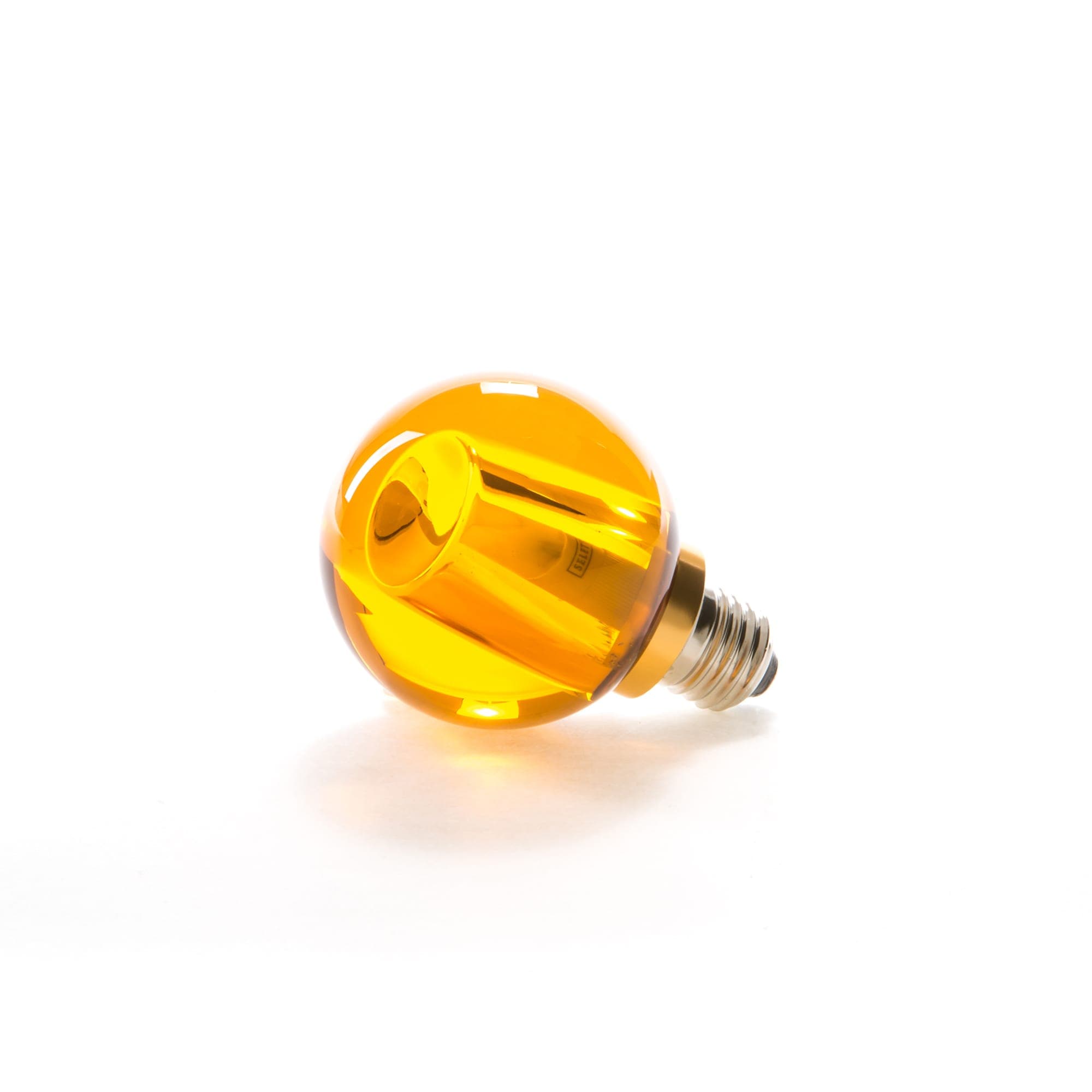 Лампочка Seletti Crystaled Round Amber