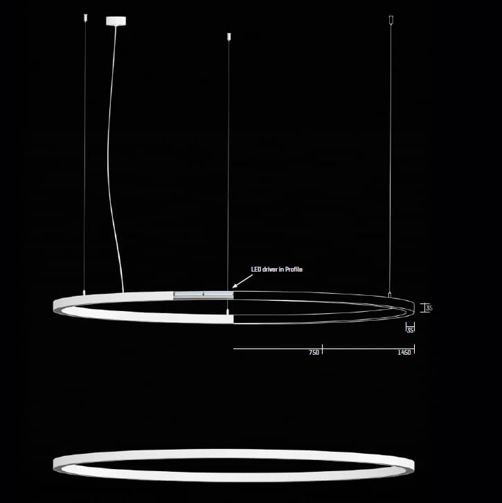 Подвесной светильник Molto Luce RIDE RING — фото 2