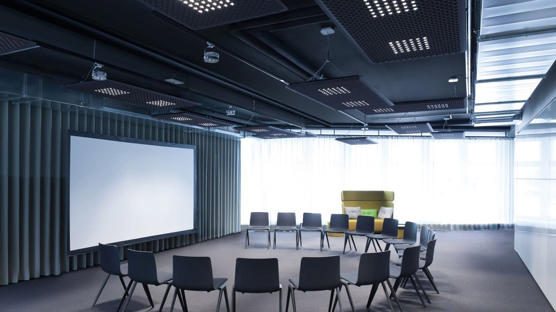 Подвесной светильник Artemide Architectural Eggboard Matrix Direct 1600x800 — фото 7