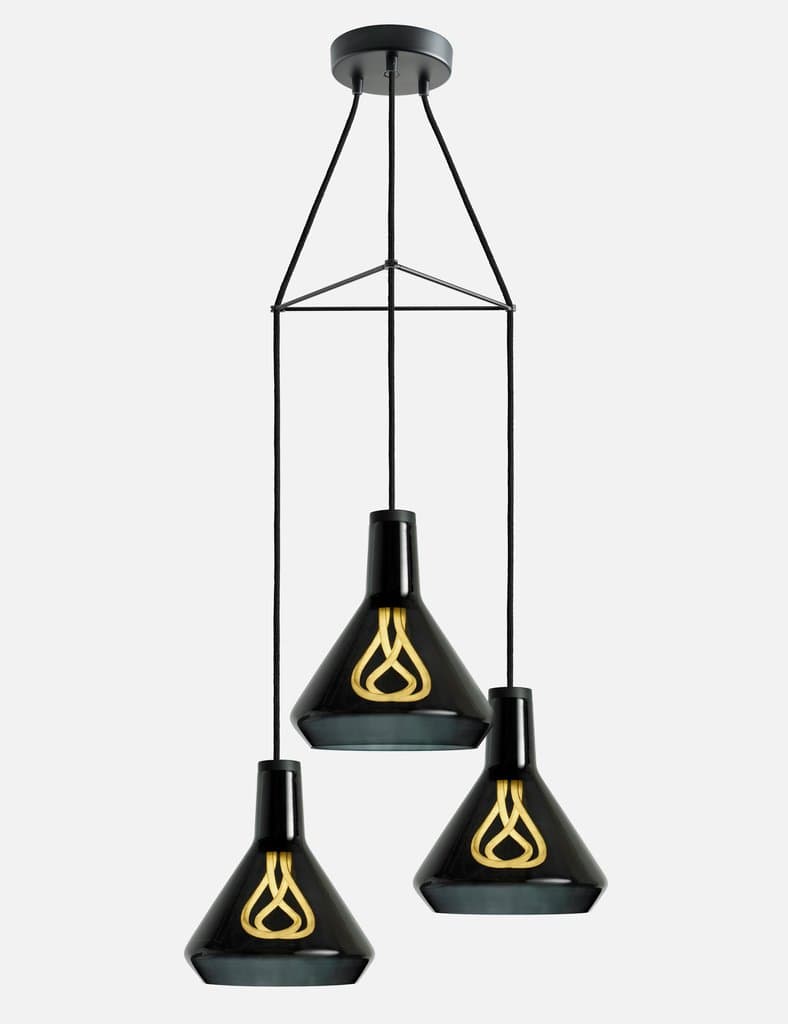 Подвесной светильник Plumen 3 Way Drop Top Chandelier — фото 4