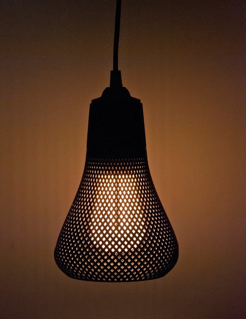 Подвесной светильник Plumen Kayan with 002 LED - 3D Printed Shade by Formaliz3d — фото 4