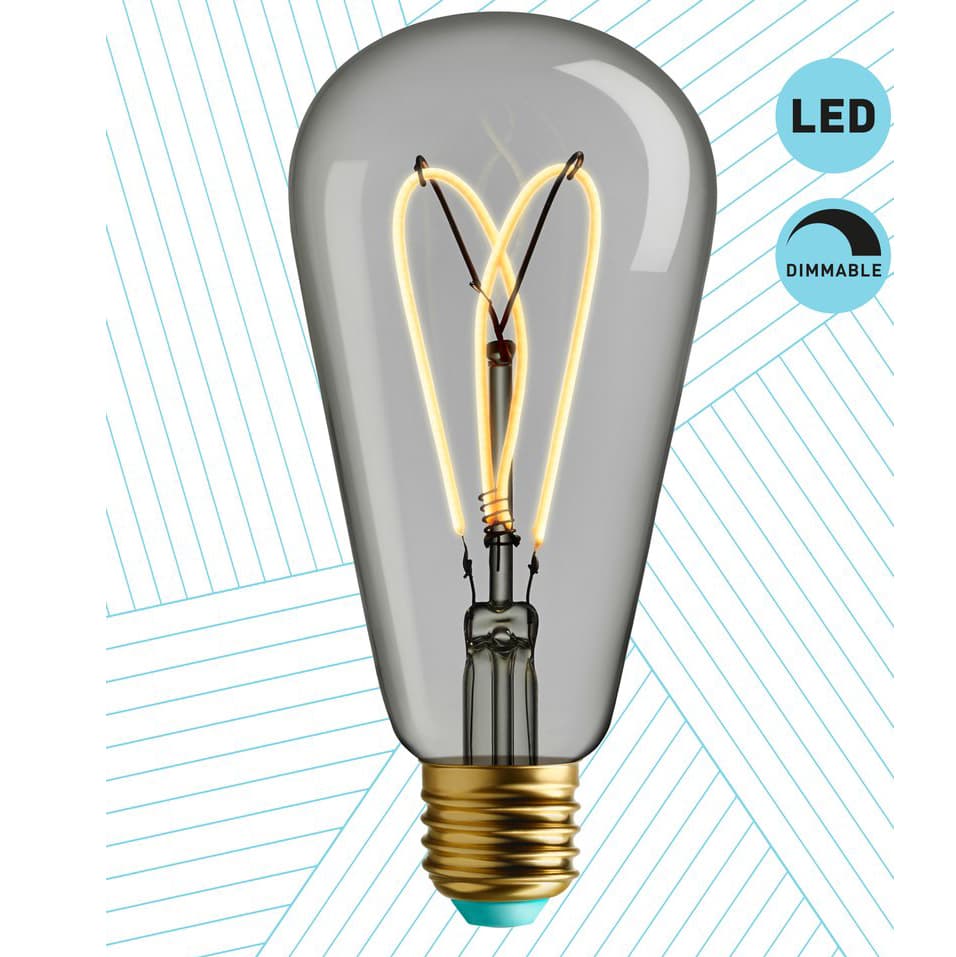 Филаментовая лампочка Plumen Whirly Willis - Dimmable LED