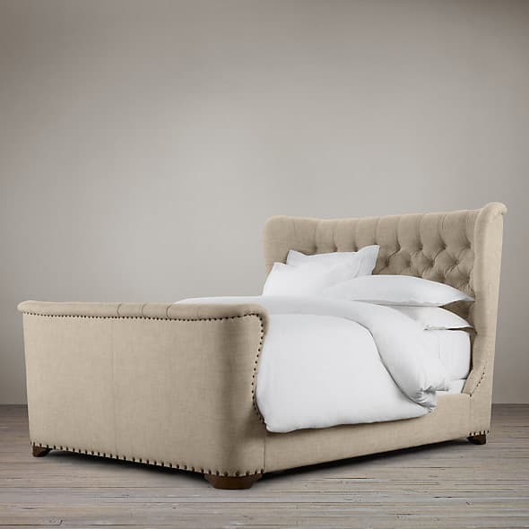 Restoration Hardware Churchill Upholstered Framed Bed