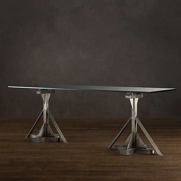 Restoration Hardware Industrial Assembly Line Dining Table