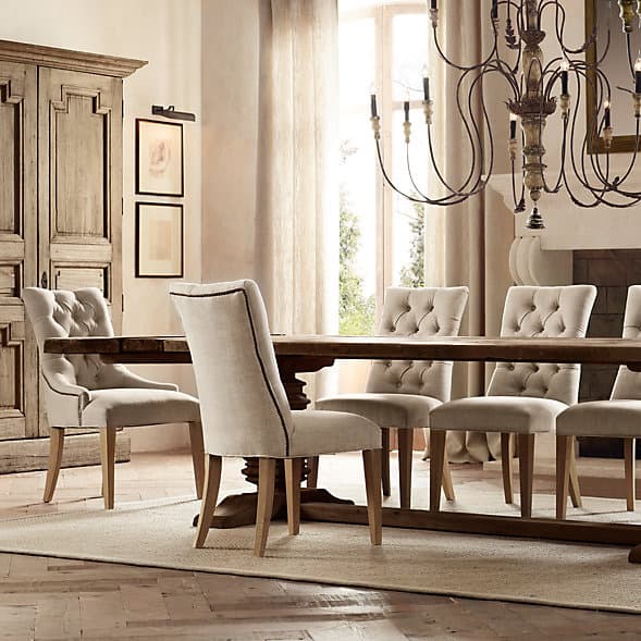 Restoration Hardware Martine Upholstered Side Chair — фото 4