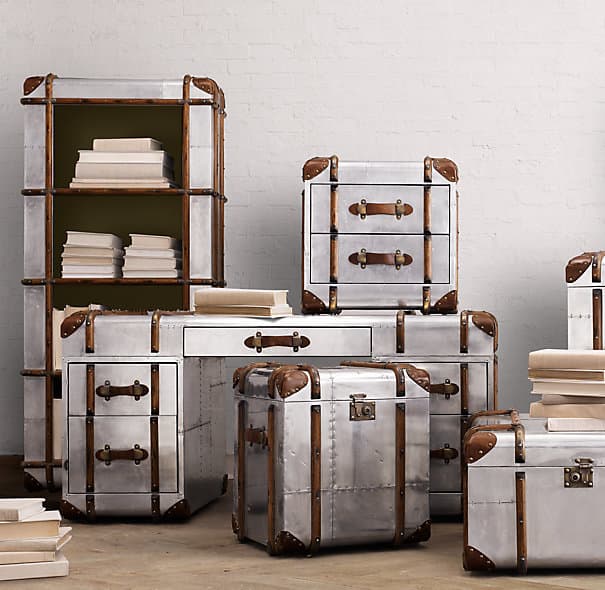 Книжный шкаф Restoration Hardware Richards' Trunk 44" Bookcase — фото 3