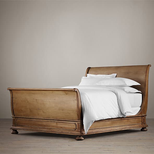 Restoration Hardware St. James Sleigh Bed with Footboard