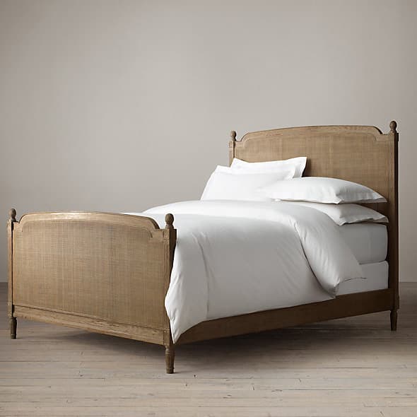 Restoration Hardware Vienne Caned Bed