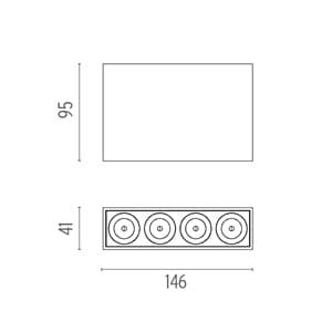 Flos Architectural — Потолочный светильник Flos Light Shadow Surface
