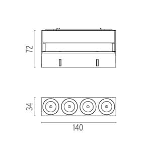 Flos Architectural Трековый светильник Flos Light Optic Spot On Board Dimmer — фото 2