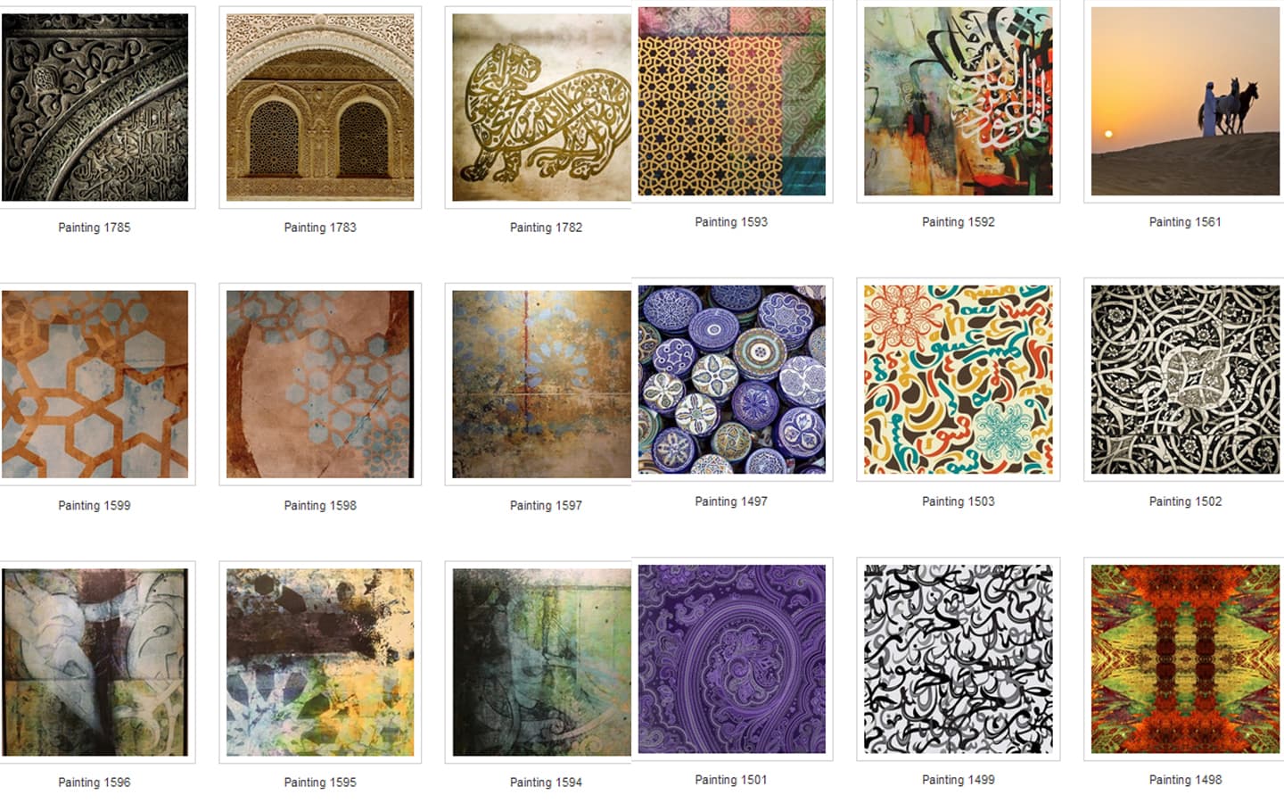 Картина Adriani & Rossi Prints on canvas Arabic Painting 2271 — фото 12