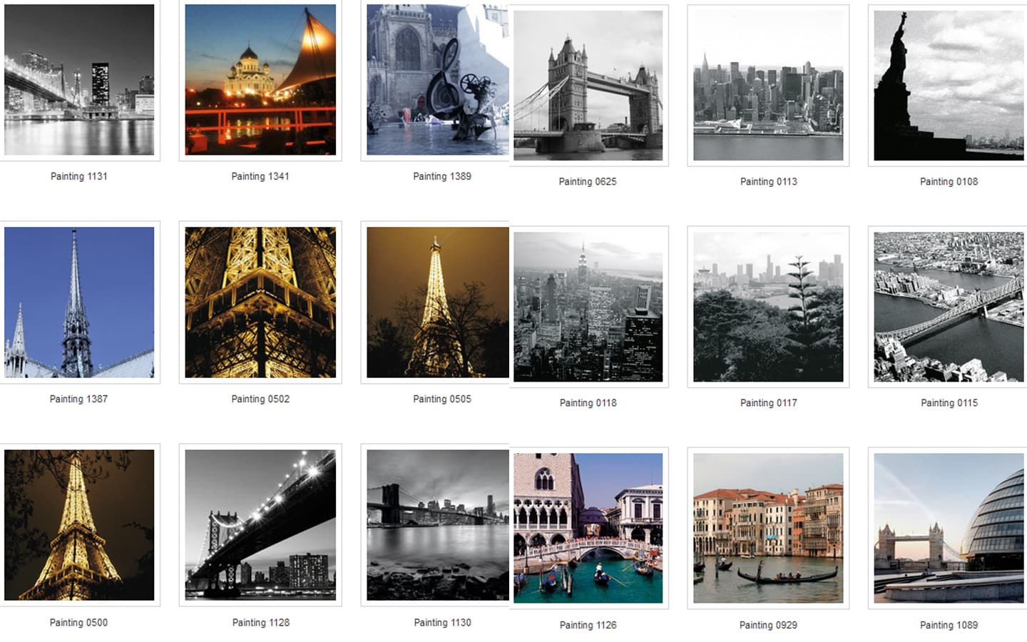 Картина Adriani & Rossi Prints on canvas City Painting 1115 — фото 6