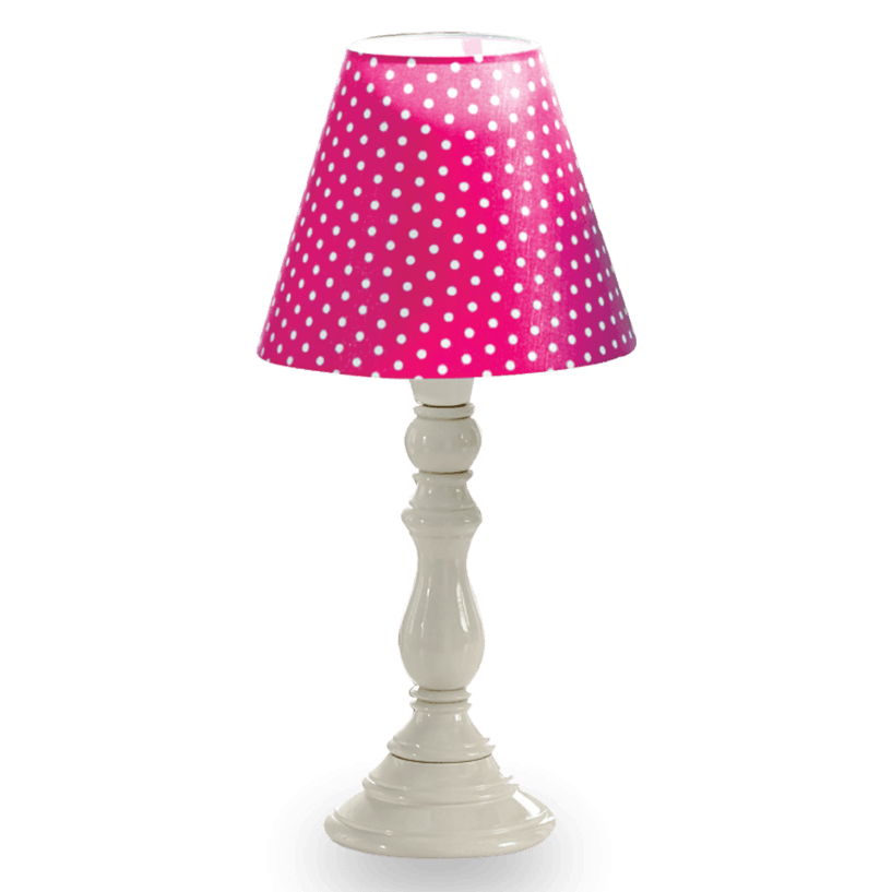 Настольная лампа CILEK Flora Dotty Table Lamp (Pink) — фото 1