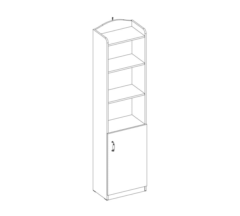Книжный шкаф CILEK Selena Bookcase — фото 3