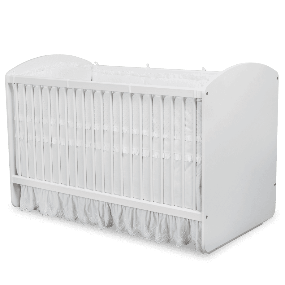 Детская кроватка CILEK Romantic Baby White Swinging Baby Bed — фото 1