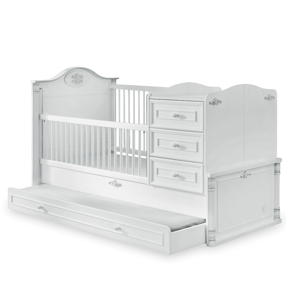 Детская кроватка CILEK Romantic Baby (С Кроватью Для Родителя) — фото 1