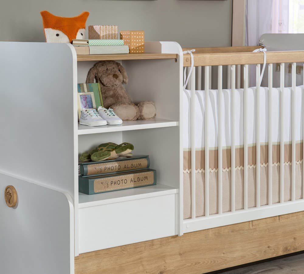 Детская кроватка CILEK Natura Baby Sl Раздвигающаяся — фото 3