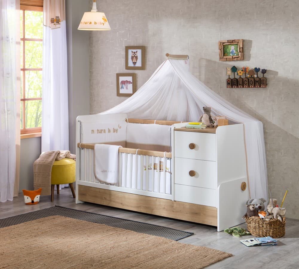Детская кроватка CILEK Natura Baby Sl Раздвигающаяся