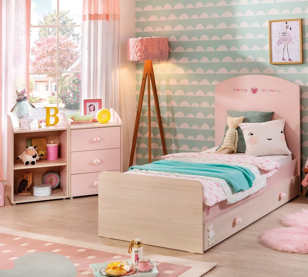 Детская кроватка CILEK Baby Girl Convertible Baby Bed (75x160) — фото 3
