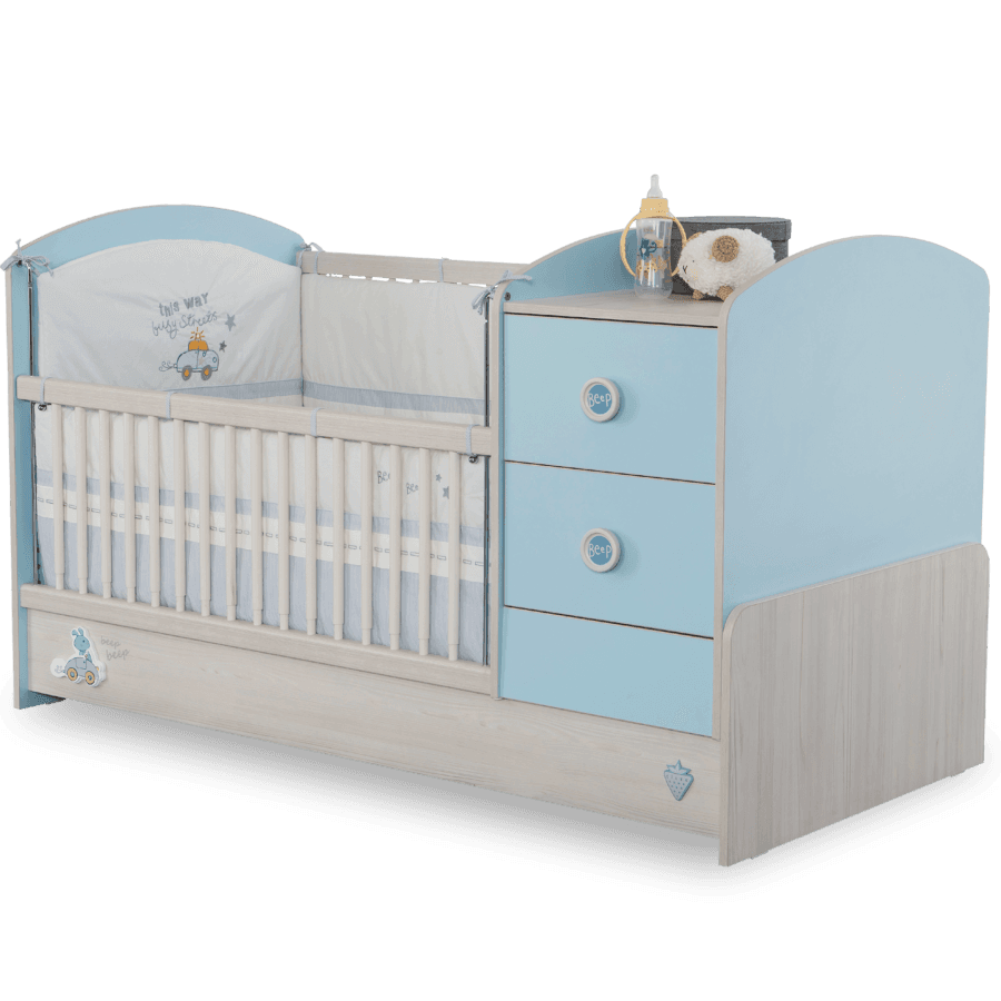 Детская кроватка CILEK Baby Boy St раздвигающаяся — фото 1