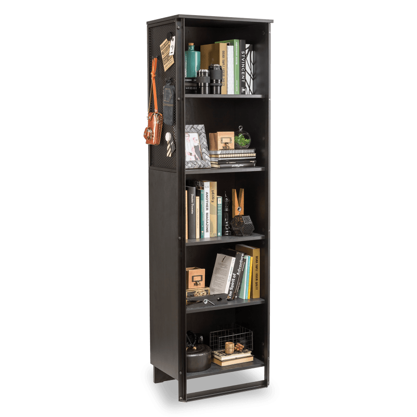 Книжный шкаф CILEK Dark Metal Bookcase — фото 1