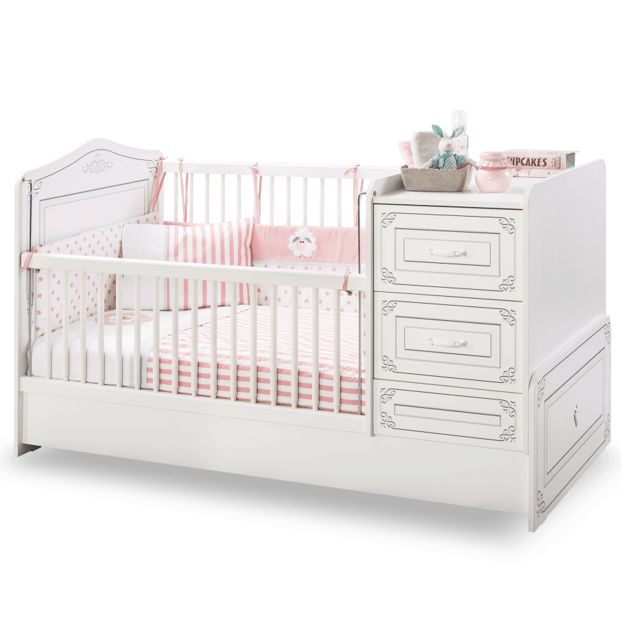 Детская кроватка CILEK Selena St Convertible Baby Bed — фото 1