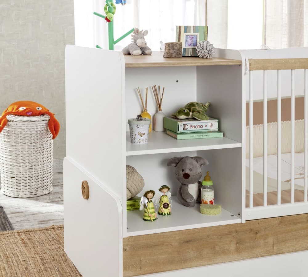 Детская кроватка CILEK Natura Baby Sl Раздвигающаяся детская кроватка (с кроватью для родителя) — фото 4