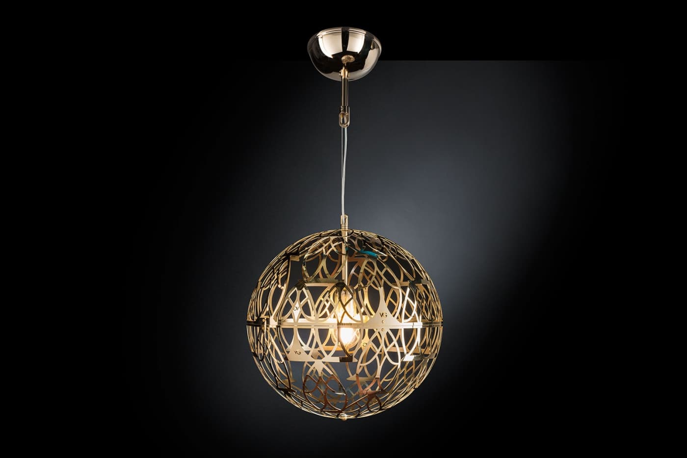 Подвесной светильник VGnewtrend ARABESQUE MARTE 30 gold — фото 3