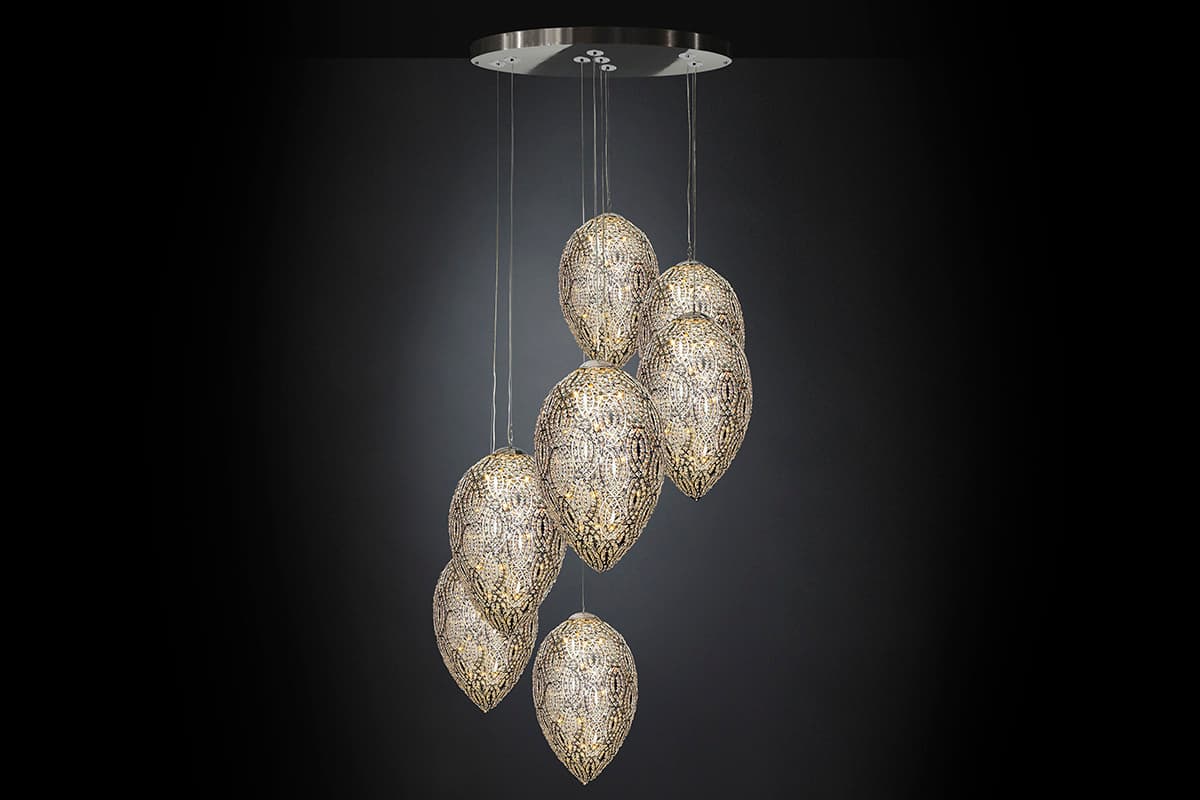 Подвесной светильник VGnewtrend ARABESQUE EGG X 2 — фото 7