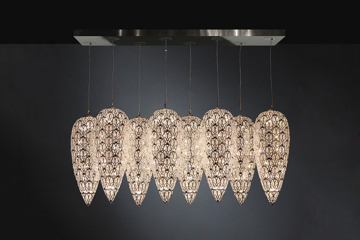 Подвесной светильник VGnewtrend ARABESQUE LIGHTFALL SENSATION X 5 — фото 2